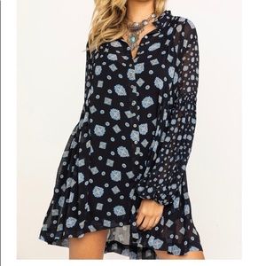 NWT Free People Turn Turn Mini Dress.